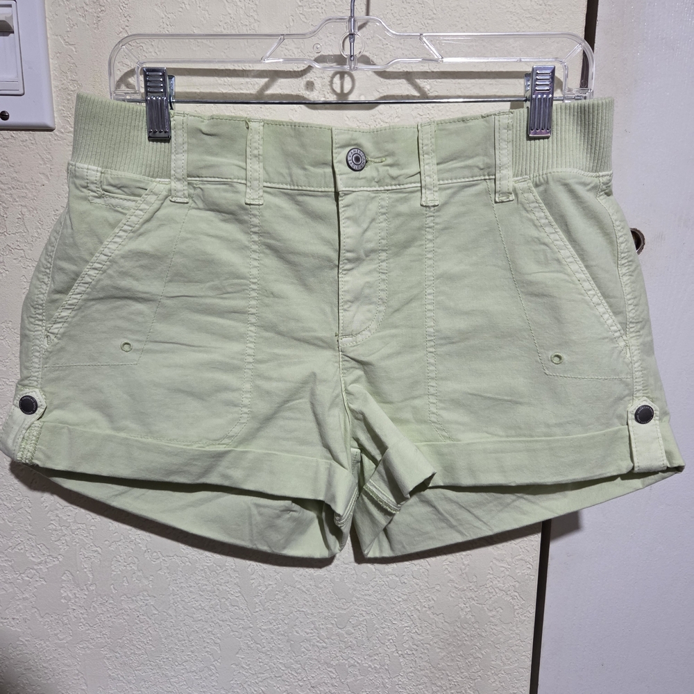 American Eagle Light Green Cargo Shorts